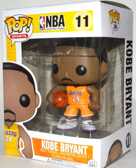 Funko Pop! NBA Pkg 11 Kobe Bryant Yellow #24 Home - Picture 3 of 4